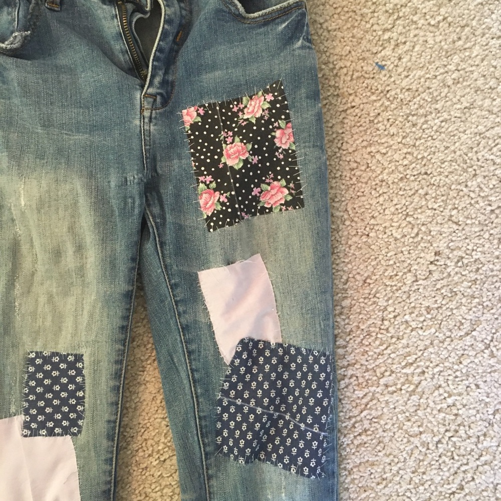 patchwork jeans - Picture 2 of 4
